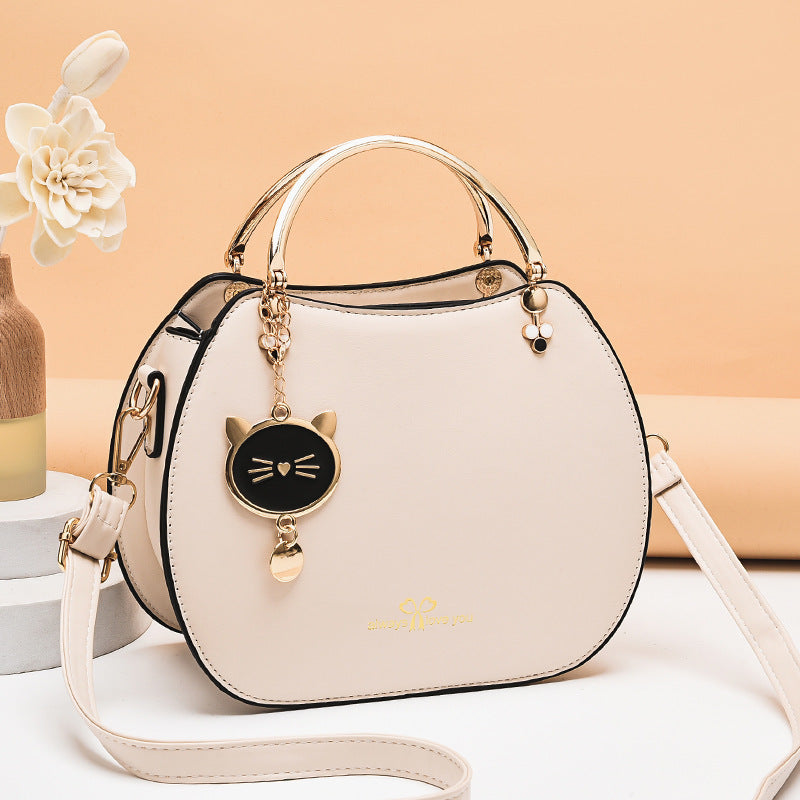 Korean Style Shell Cat Crossbody Shoulder Handbag for Women