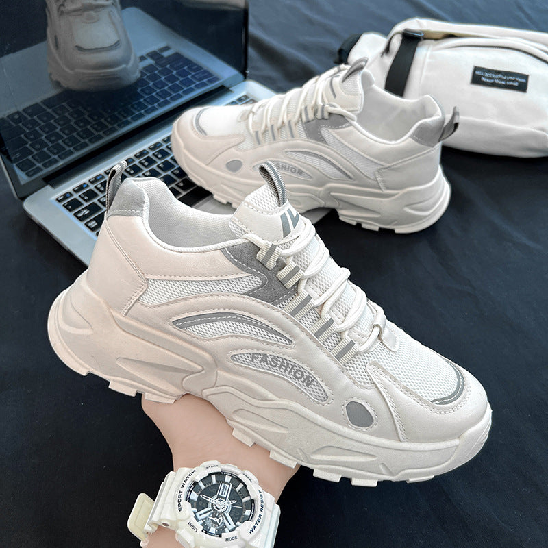 Men's Mesh Casual Sneakers Lightweight Breathable Dad Shoes