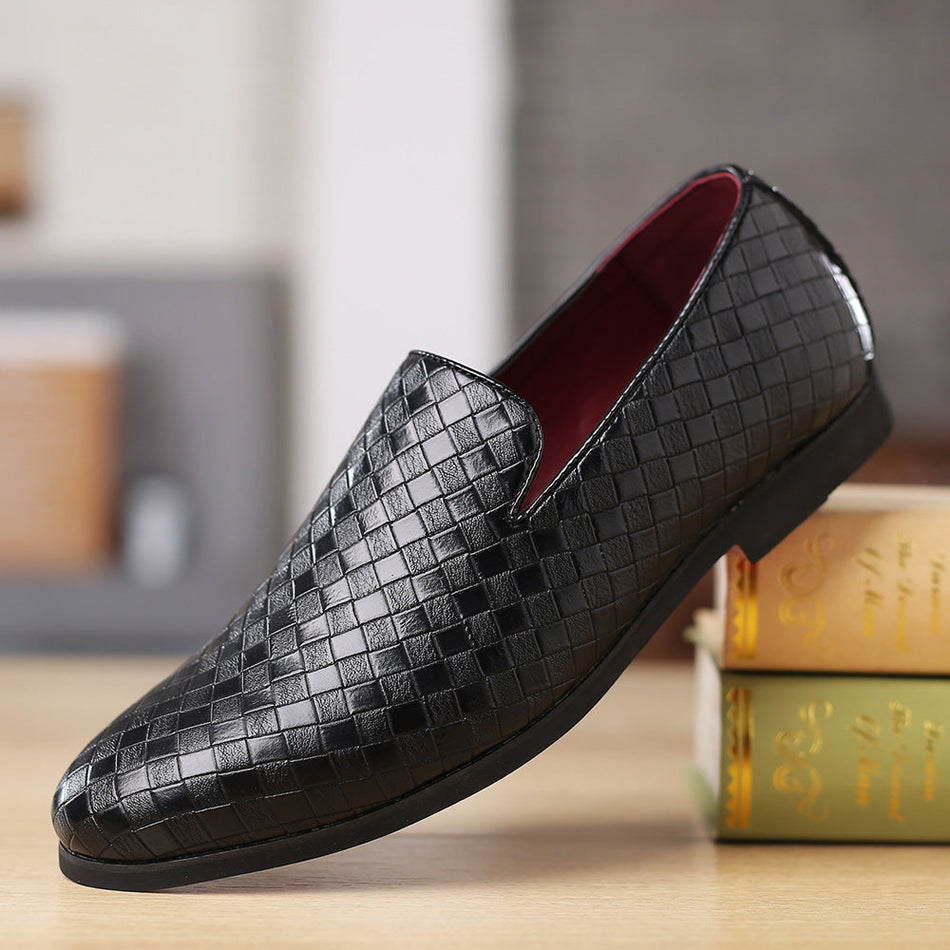 Mens Slip On Loafers Breathable Business Casual Shoes All Season