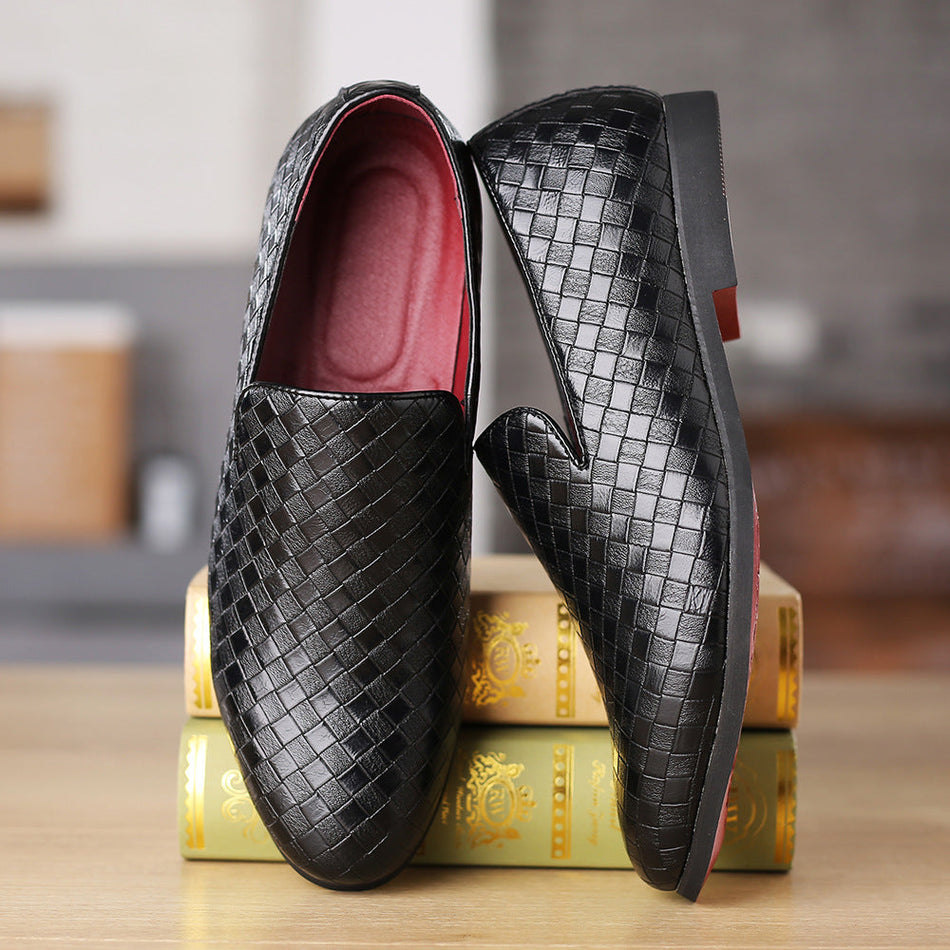 Mens Slip On Loafers Breathable Business Casual Shoes All Season