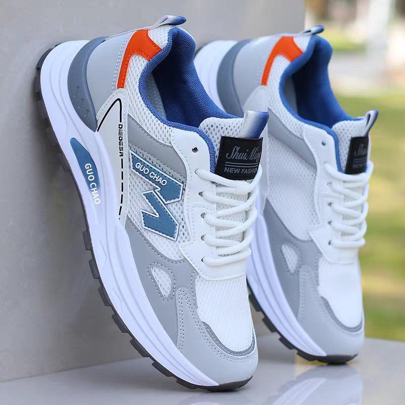 Men's Mesh Casual Sneakers Breathable Non Slip Dad Shoes