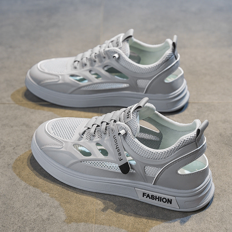 Men's Mesh Casual Sneakers Breathable Hollow Lightweight Shoes