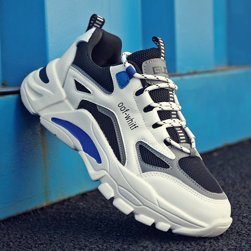 Men's Korean Style Mesh Casual Sneakers Breathable Dad Shoes