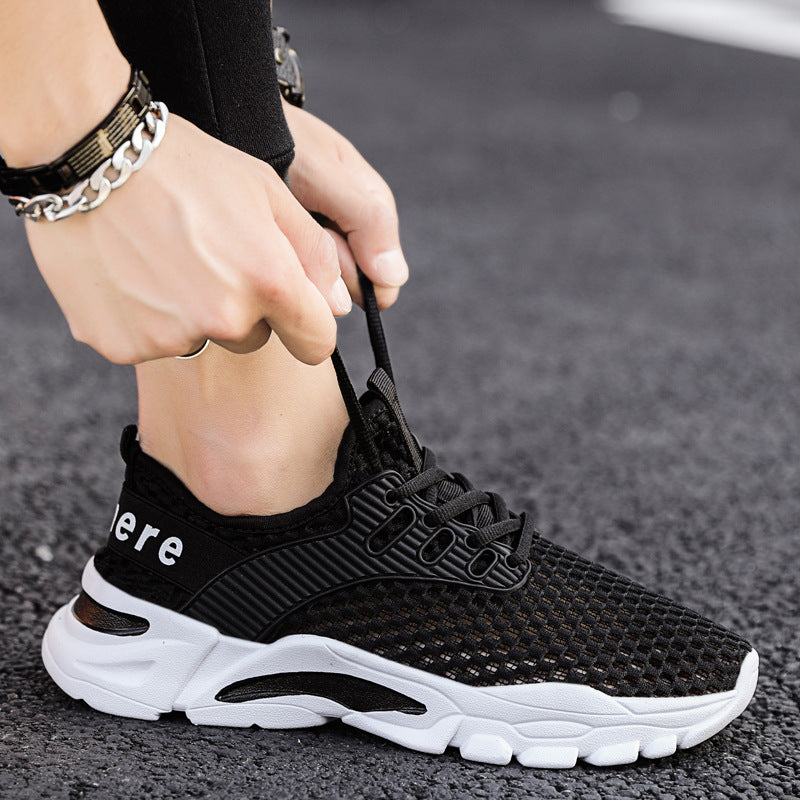 Men's Breathable Mesh Casual Sneakers Lightweight Running Shoes
