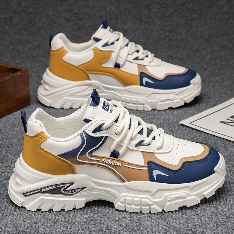Thick Sole Breathable Mesh Sports Casual Sneakers Men