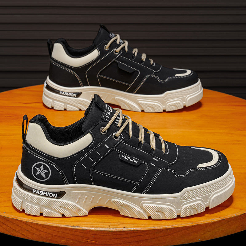 Thick Sole Non Slip Workwear Casual Sneakers Men Shoes