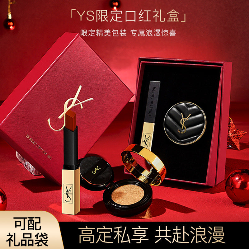 YS Lipstick & Air Cushion Gift Set Velvet Makeup Collection