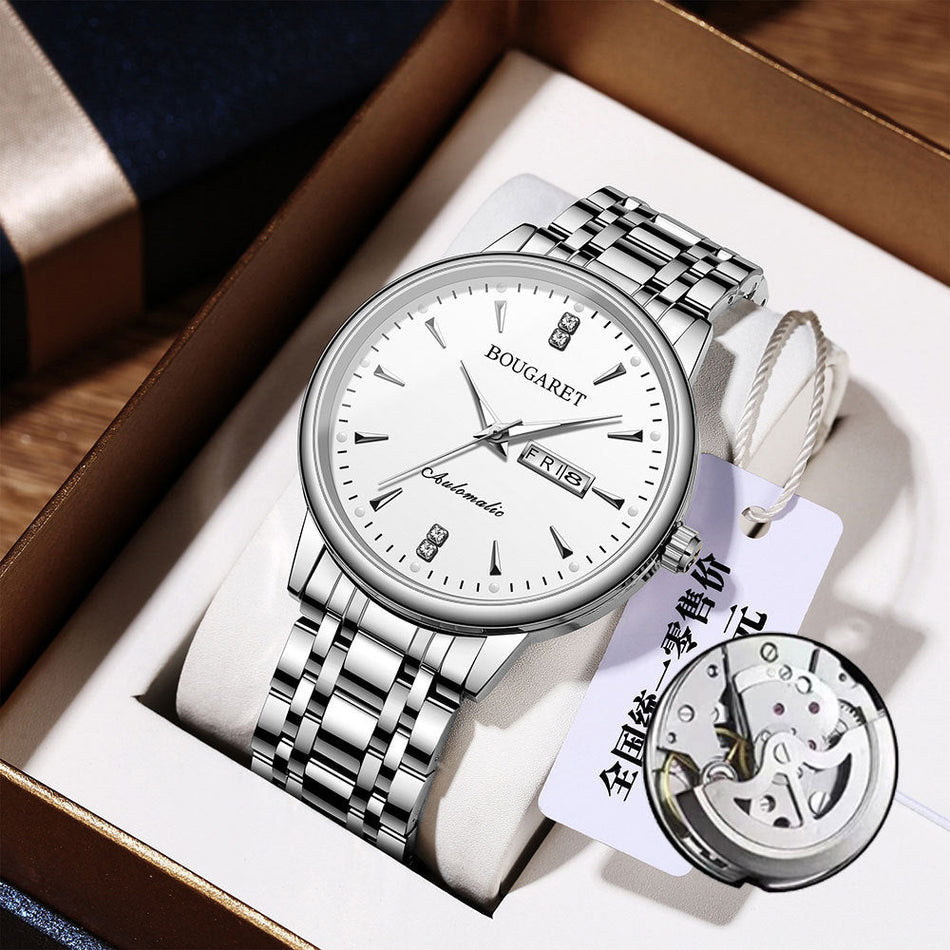 Men's Quartz Steel Watch Luminous Calendar Business Dial