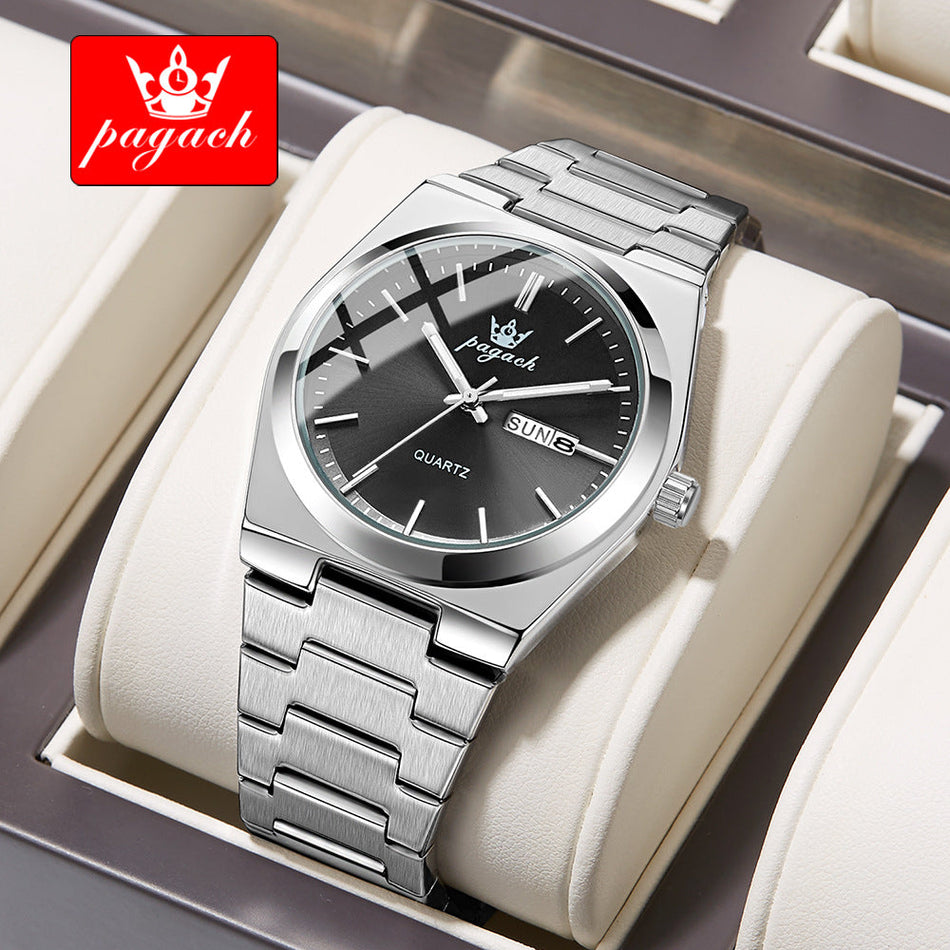 Men's Quartz Ultra-Thin Waterproof Luminous Calendar Watch
