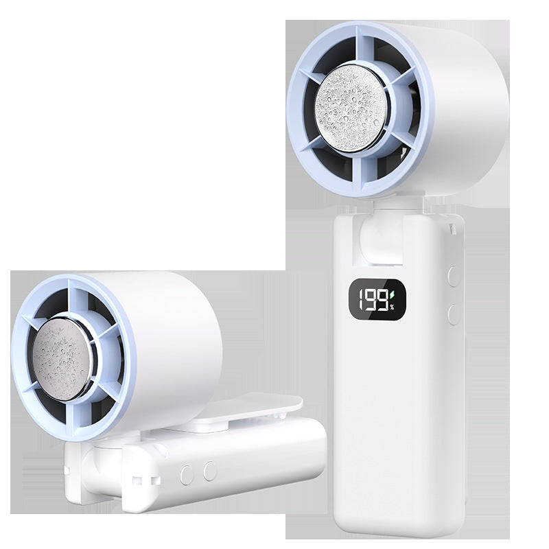 Foldable Ice Compress Handheld Fan Semiconductor Cooling USB