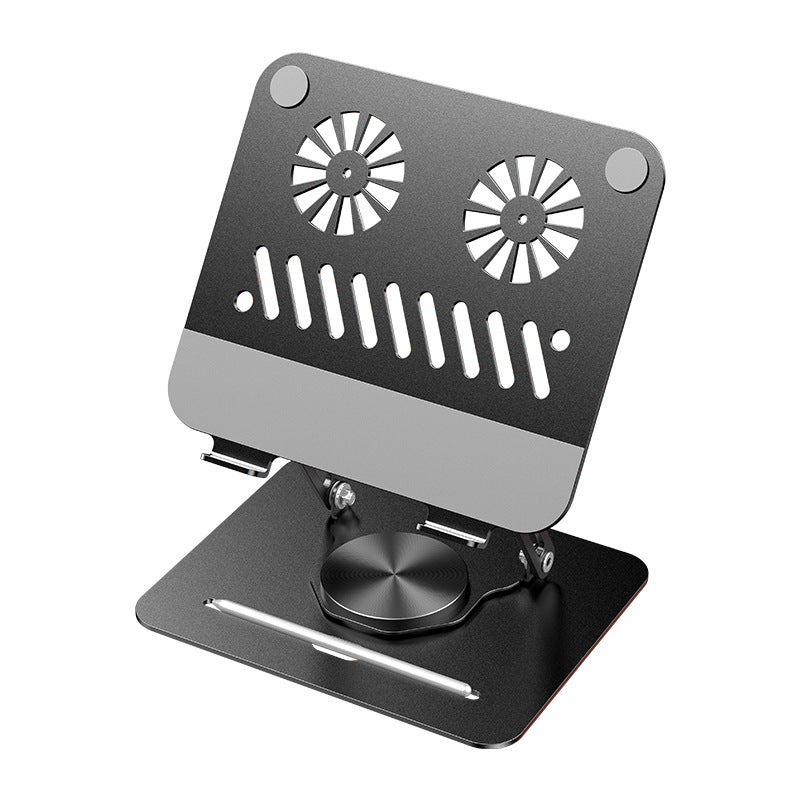 LS29 360° Rotating Carbon Steel Laptop Stand Cooling Riser