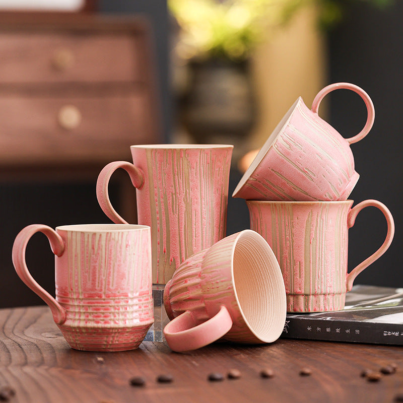 Nordic Style Ceramic Coffee Cup Retro Tea Mug