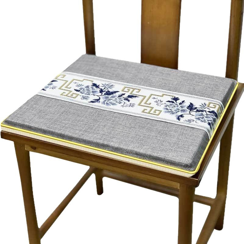New Chinese Style Non-Slip Thickened Cotton Seat Cushion