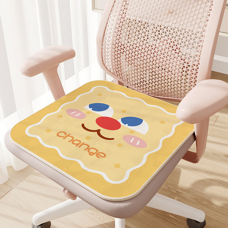 Ice Silk Summer Cooling Chair Cushion for Office Use