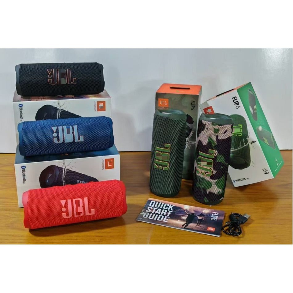 Flip6 Portable Waterproof Bluetooth Speaker Heavy Bass Outdoor