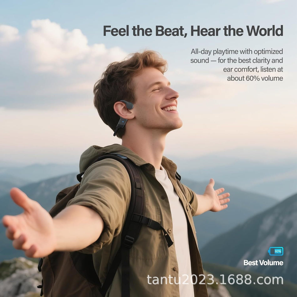 Bone Conduction Bluetooth Sports Headphones M1 Long Battery