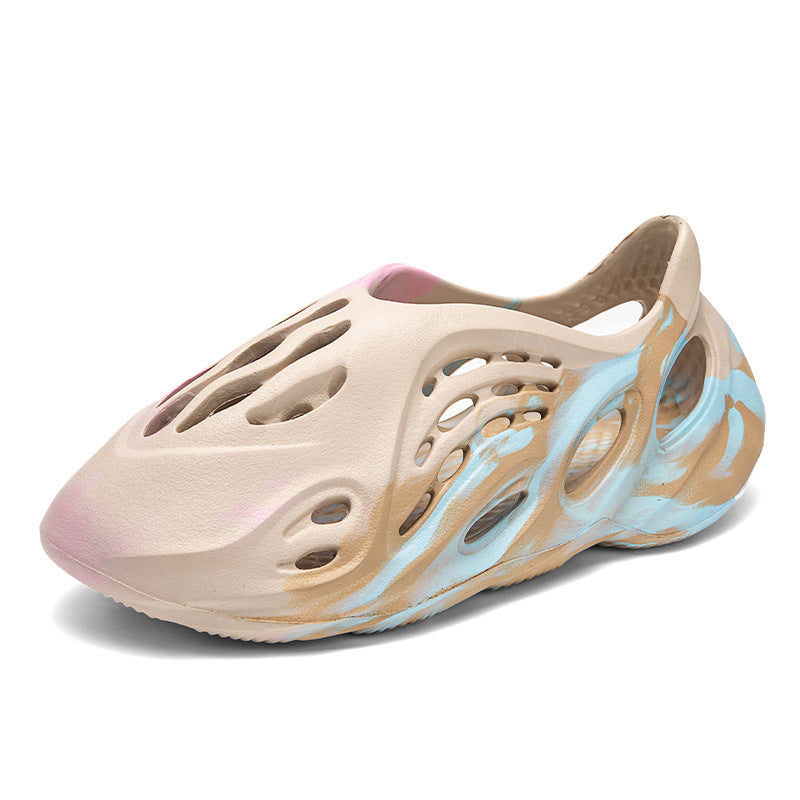Men's Comfort Beach Clogs with Camouflage Design