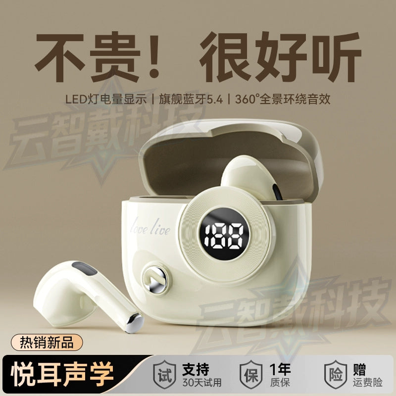 Wireless Bluetooth Earbuds with Noise Reduction and Stereo Audio