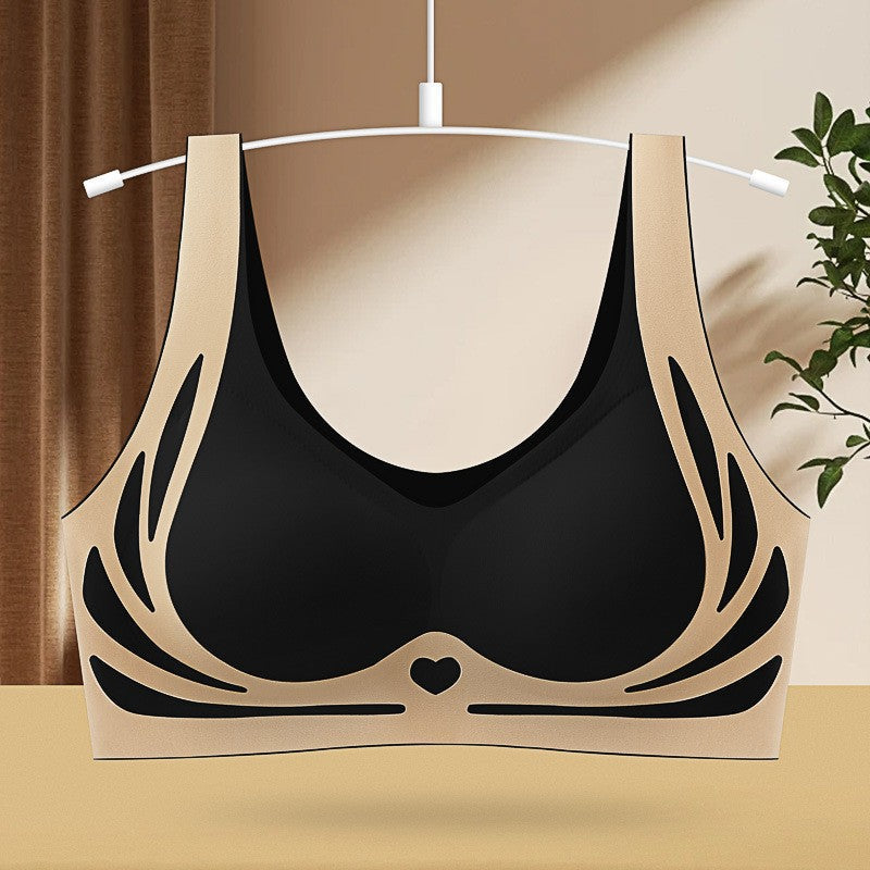 Women's Seamless Lift Support Bra Beauty Back Wireless Design