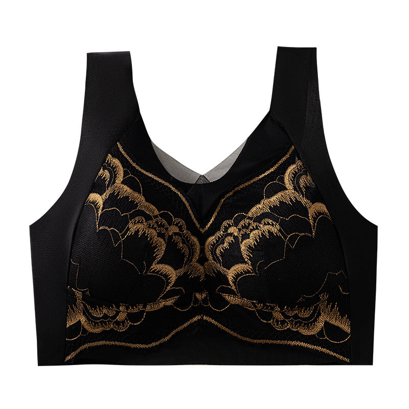 Women's Seamless Beauty Back Sports Bra Anti-Sagging Support