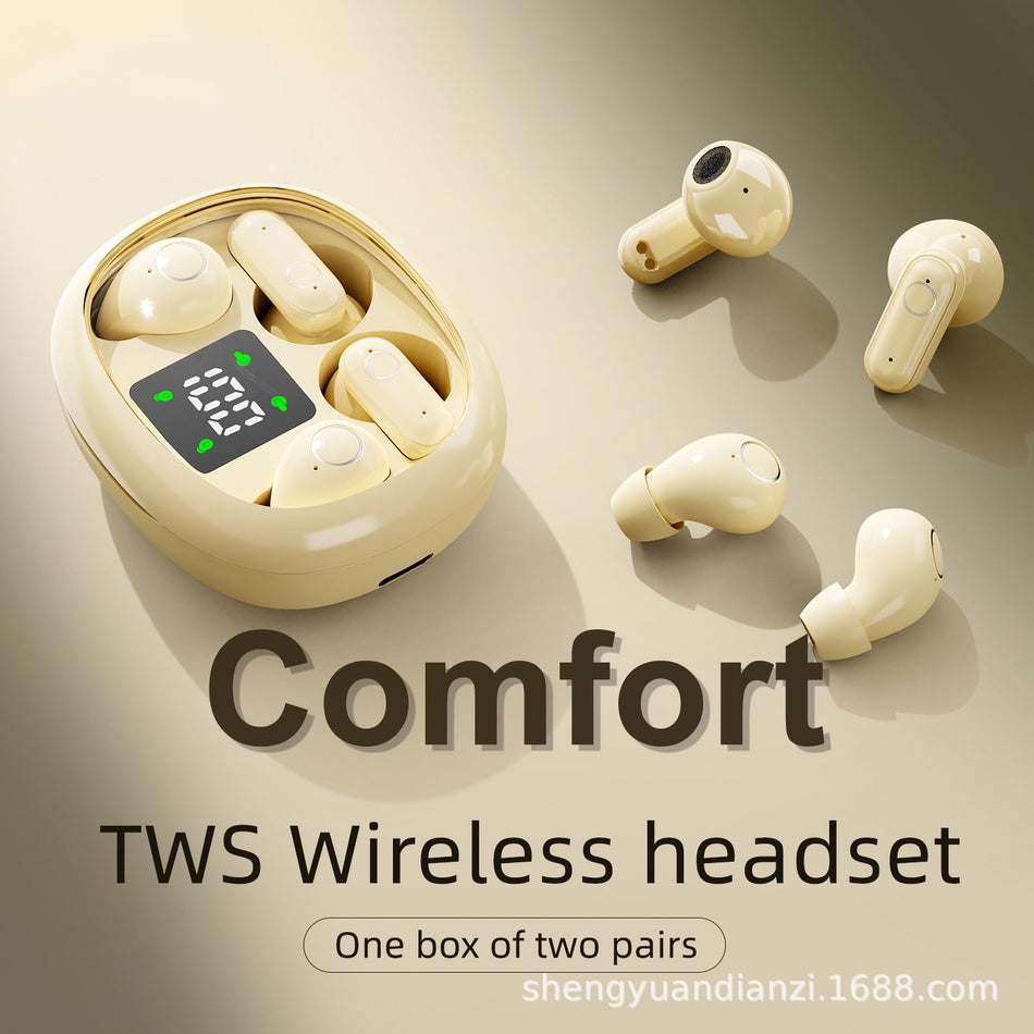 SK35 Wireless Bluetooth Earbuds with Noise Reduction Long Battery