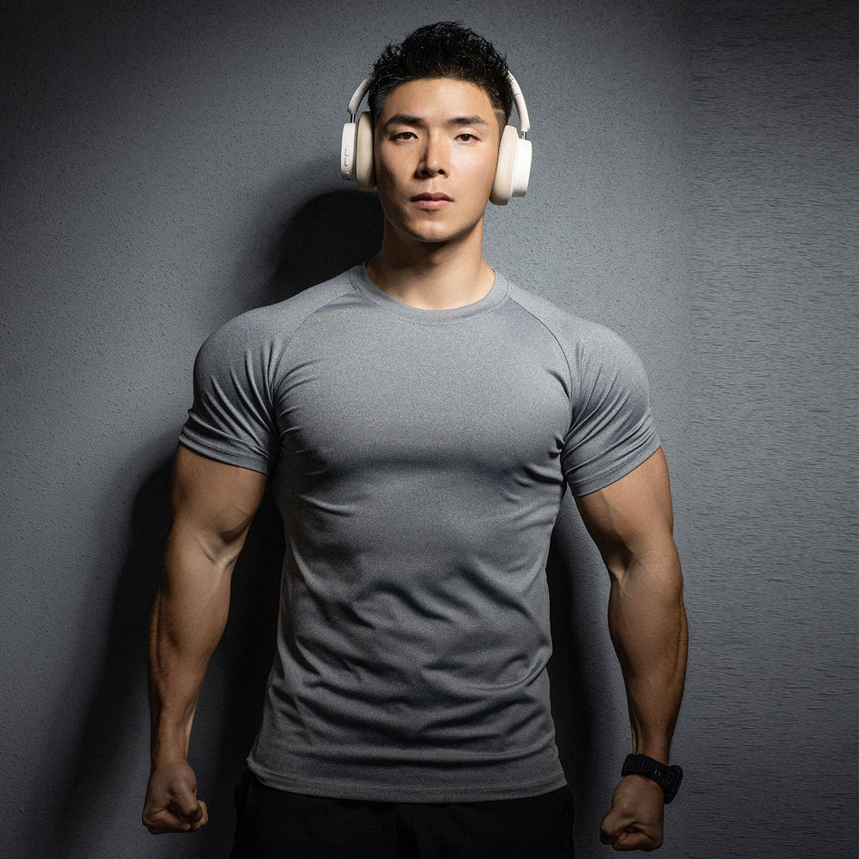 Men's Quick-Dry Stretch Sports Training Short Sleeve T-Shirt
