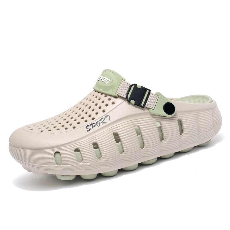 Men's Thick-Sole Slip-On Outdoor Beach Clogs