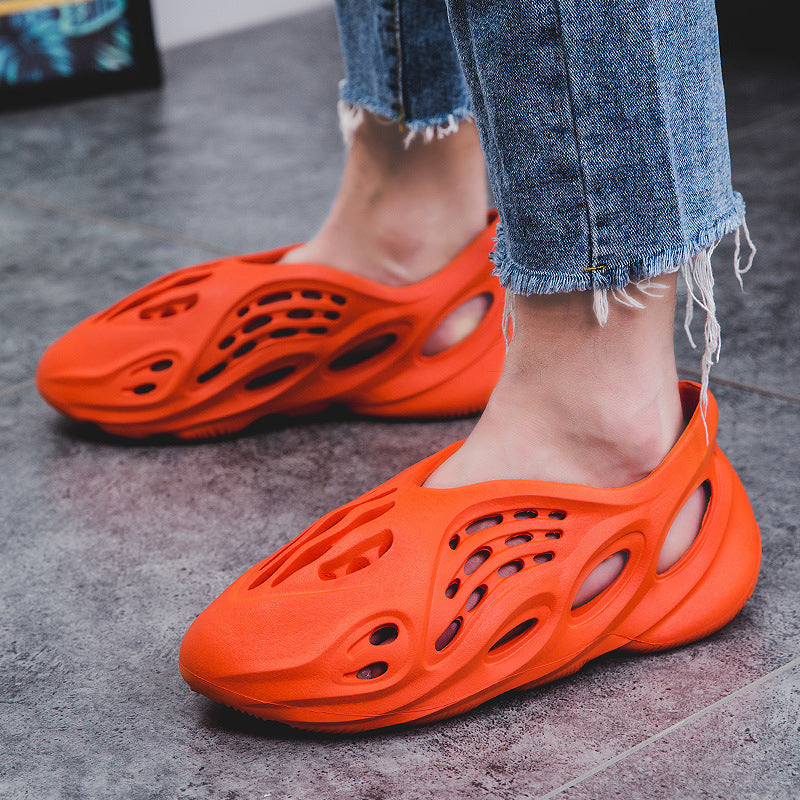 Men's Large Size Trendy Roman Style Beach Clogs