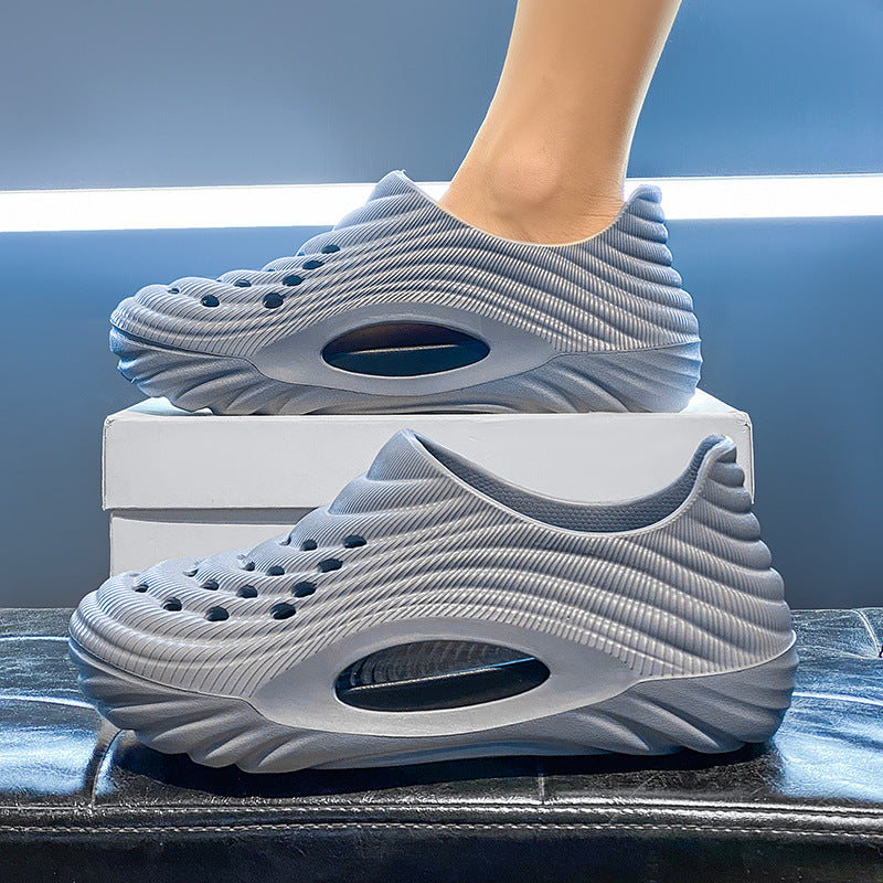 Men's Thick-Sole Driving Clogs with Breathable Comfort