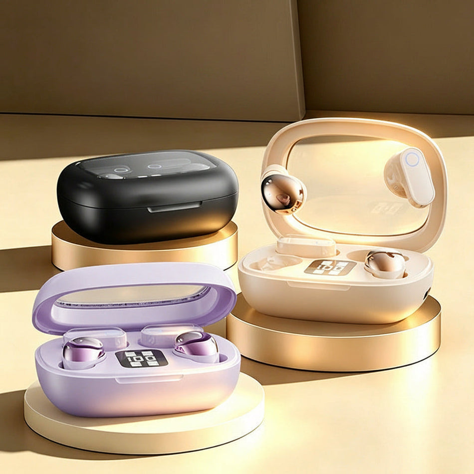 True Wireless Bluetooth Earphones Mini Compact Stereo In-Ear
