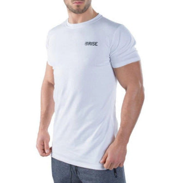 Men's Quick-Dry Sports T-Shirt Crewneck Training Top