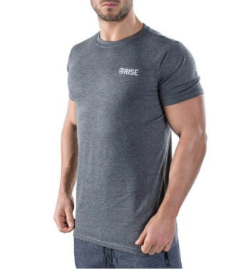 Men's Quick-Dry Sports T-Shirt Crewneck Training Top