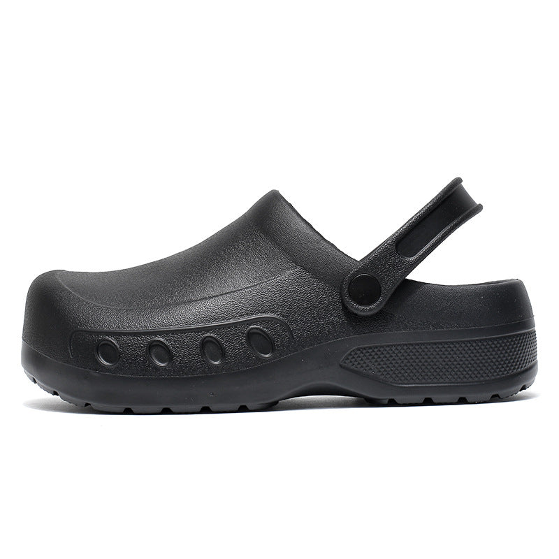 Men's Waterproof Closed-Toe Outdoor Chef Clogs