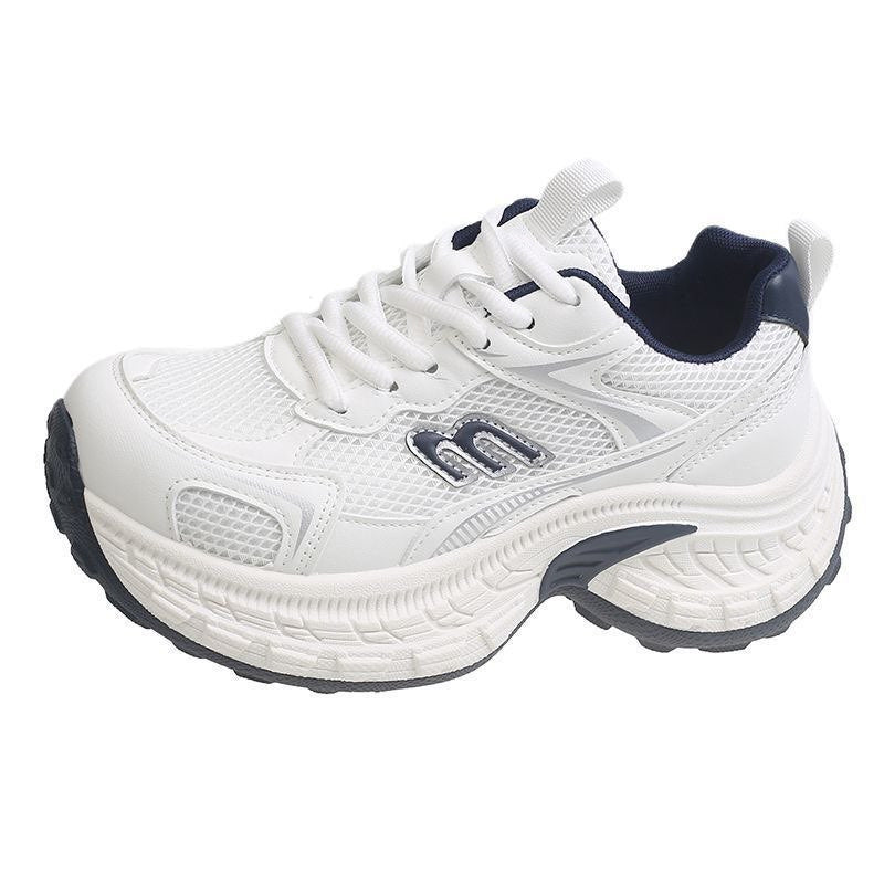 Women's Thick Sole Height Increasing Dad Sneakers Casual Sports