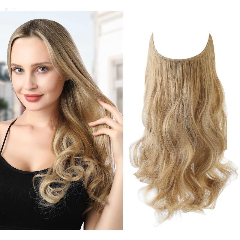 Matte High Temperature Fiber Fishing Line Hair Extension Long