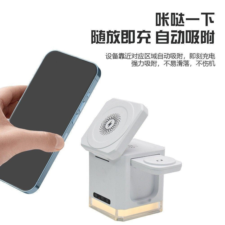 Folding Magnetic 3-in-1 Wireless Charging Stand 15W