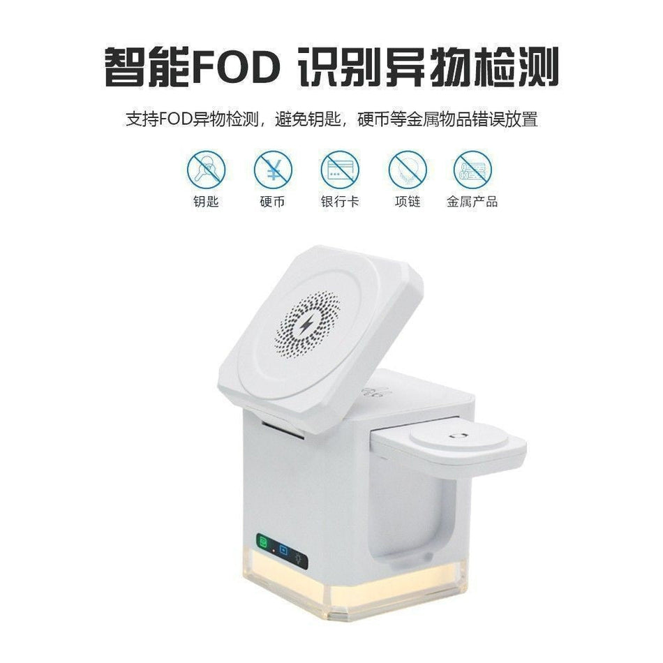 Folding Magnetic 3-in-1 Wireless Charging Stand 15W
