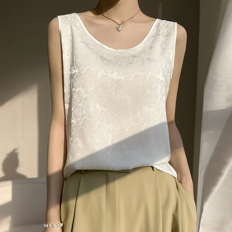 Ice Silk Camisole Loose Fit Summer Layering Top