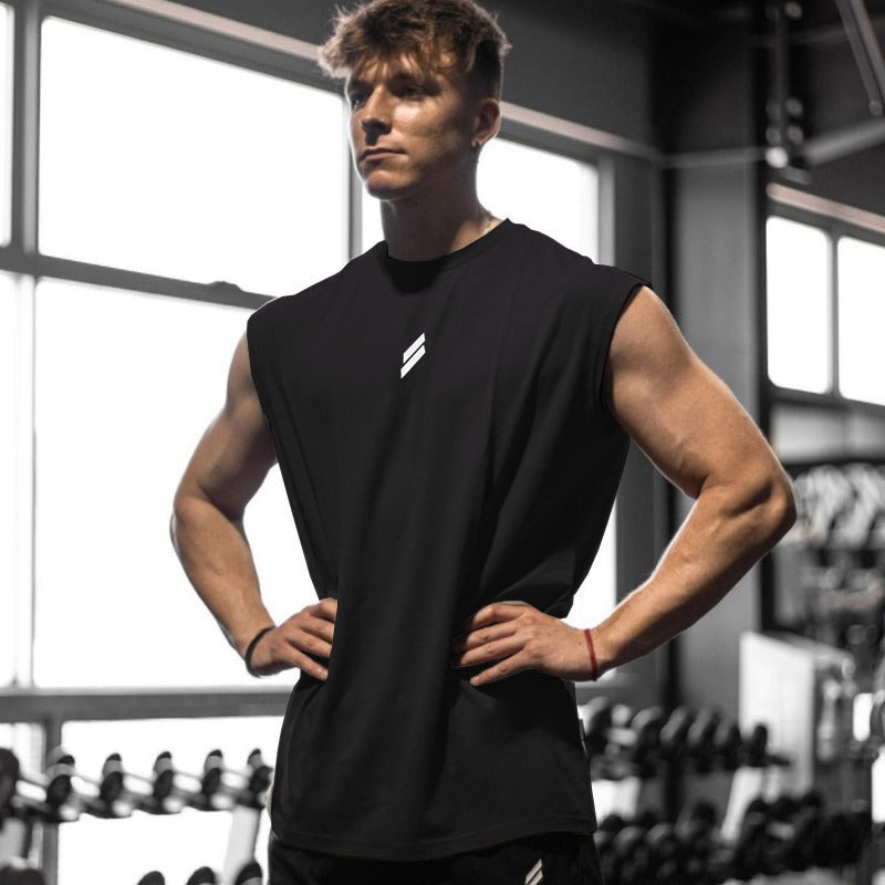 Men's Quick-Dry Breathable Fitness Sports Vest Training Tank Top