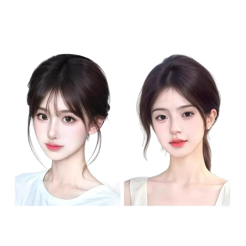 Seamless Breathable Crown Hairpiece for High Volume Natural Look