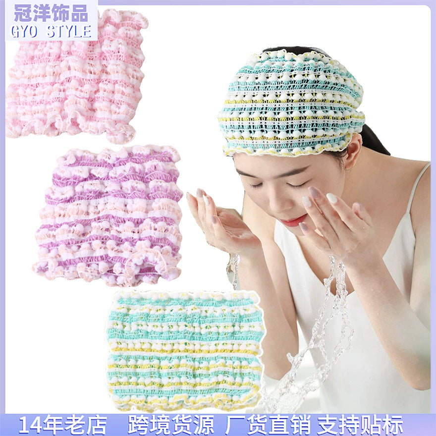 U-Shaped Elastic Face Washing Headband for Skincare Routine