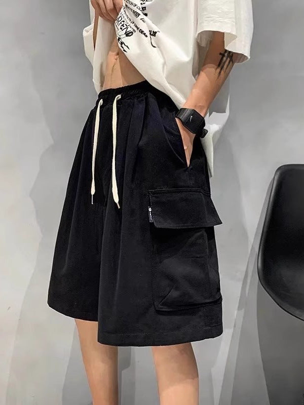 Men's Japanese Cityboy Tooling Loose Fit Summer Shorts
