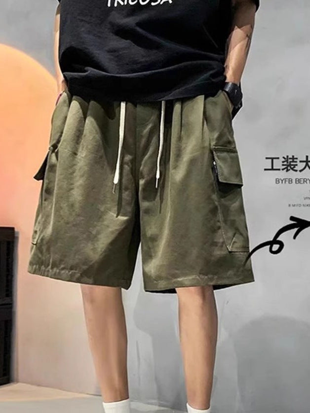 Men's Japanese Cityboy Tooling Loose Fit Summer Shorts