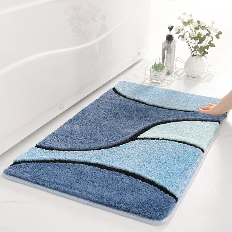 Microfiber Flocking Non-Slip Absorbent Floor Mat