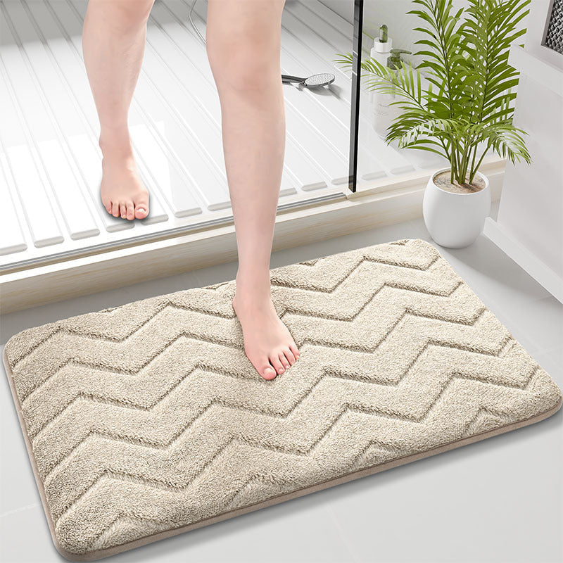 Cationic Absorbent Non-Slip Bathroom Entrance Floor Mat