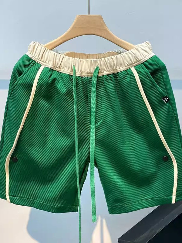 Ice Silk Basketball Shorts Men's Five-Point Sports Pants