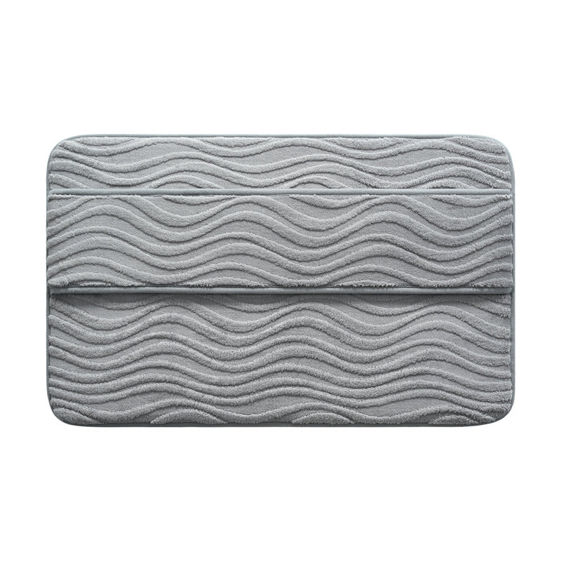 Cotton Velvet Quick-Dry Absorbent Bathroom Floor Mat