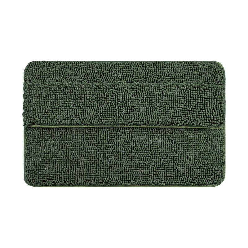 Long Hair Chenille Absorbent Non-Slip Bathroom Floor Mat