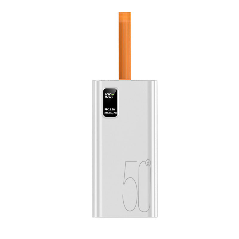 50000mAh 22.5W PD Fast Charging Power Bank Outdoor Portable