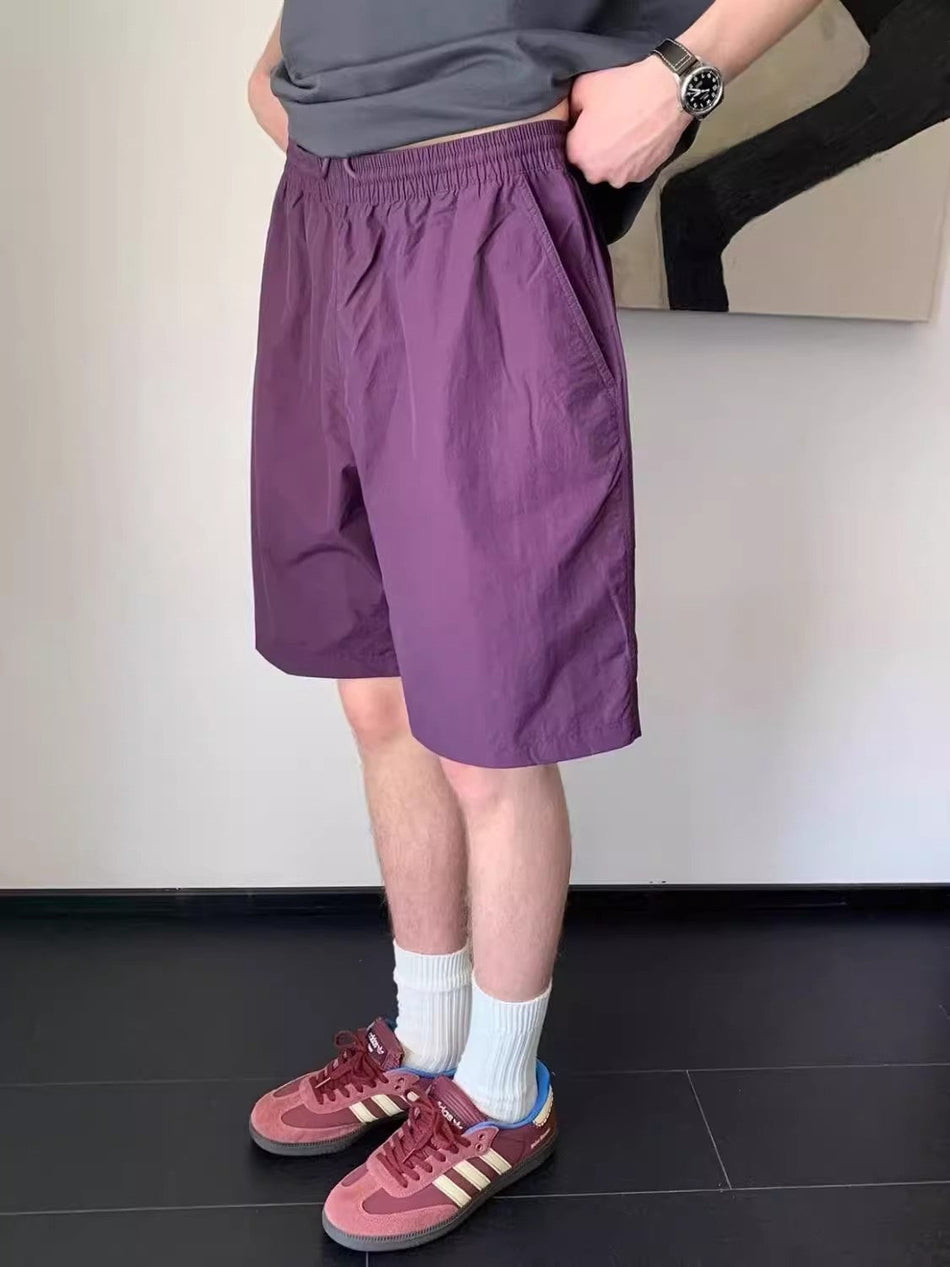 Dopamine Color Unisex Quick-Dry Knee-Length Beach Shorts